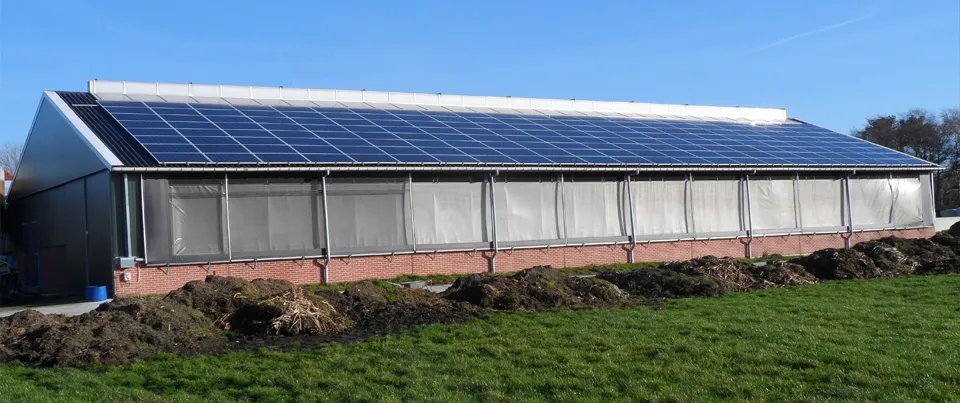 PV-installatie op een agrarisch bedrijfsdak